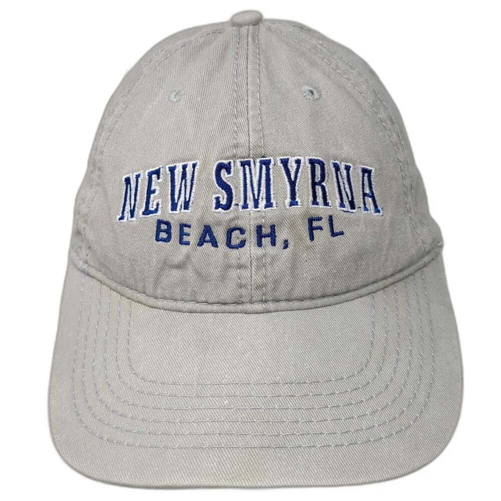ESY Baseball Cap Gray One Size New Smyrna Beach FL Florida Cotton Slideback Hat